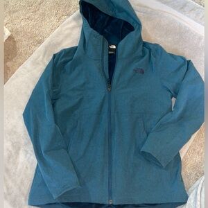 The North Face Teal Hooded Jacket